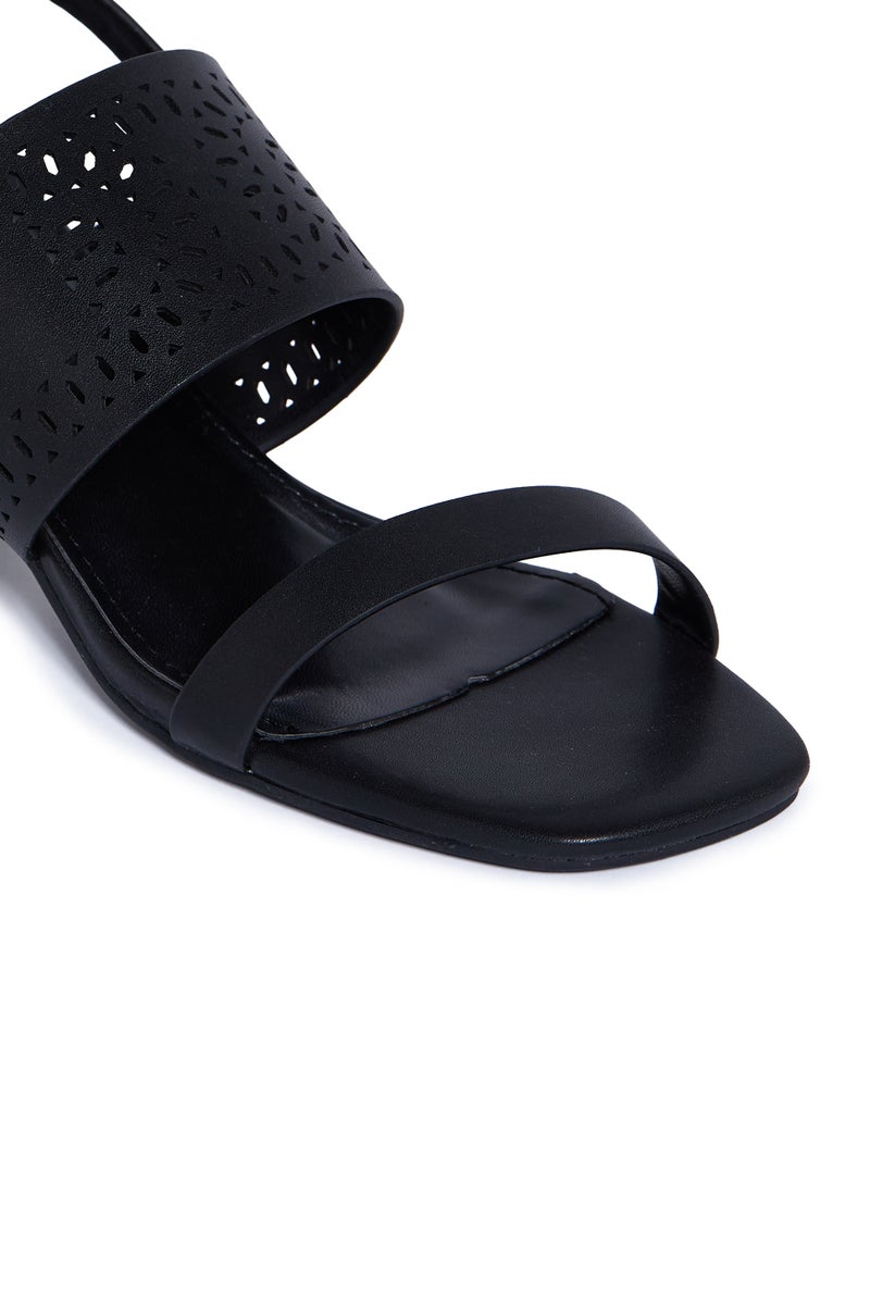 Geoomnii Mid Heel Sandals for Women – Comfortable Stylish Heeled Sandals for Office, Party & Daily Wear - Image 4